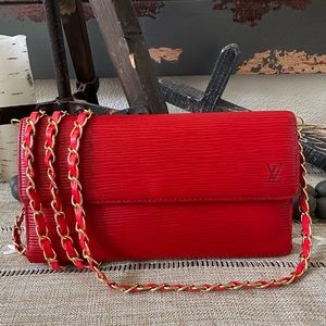 Louis Vuitton Epi Porte Tresor International Trifold Long Wallet & converter